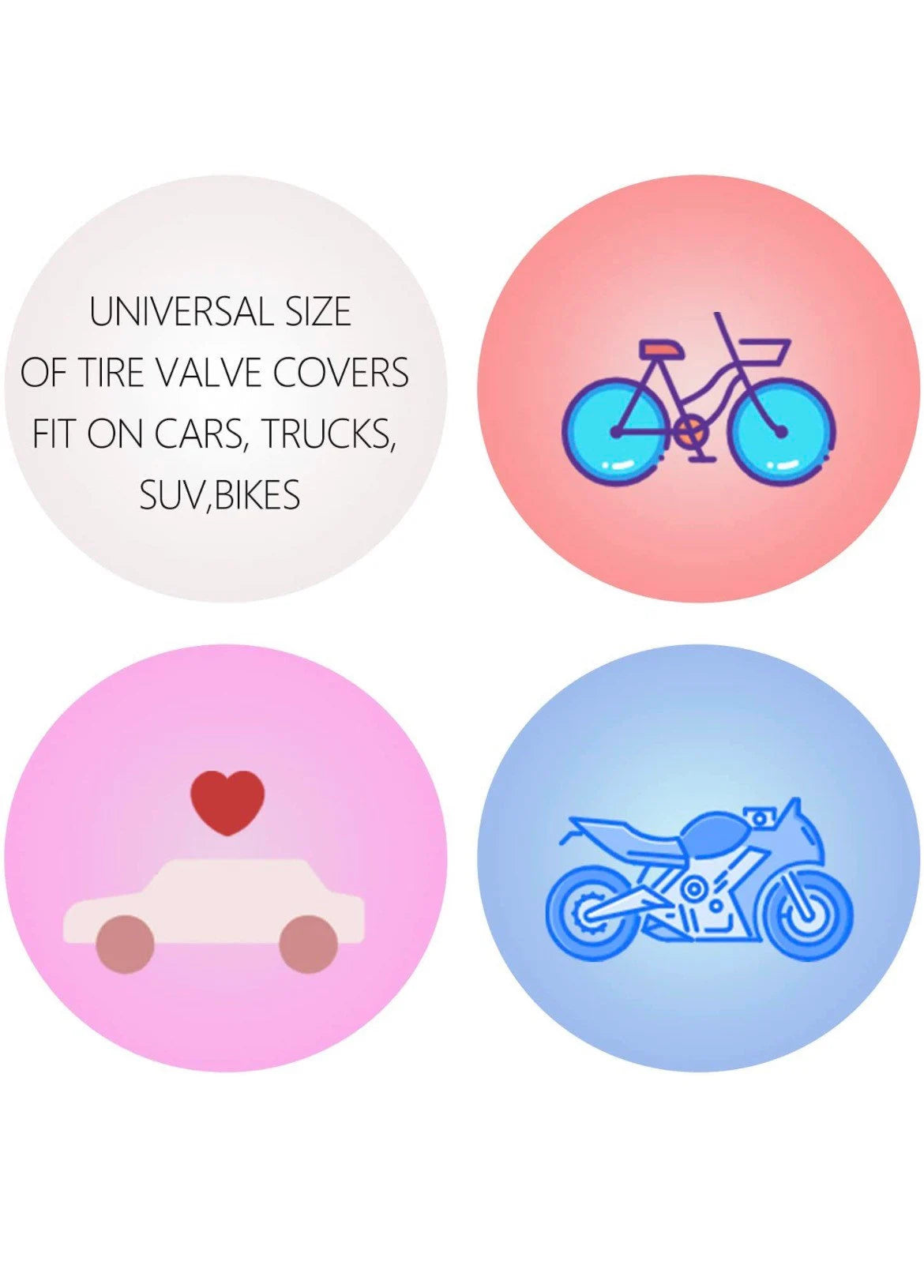 4x Barbie PINK CRYSTAL Tire Valve Caps Ultra Bling Diamond Luxury with Embellishment Universal Fit Car Bike Truck SUV Motorcycle Bicycle Girly